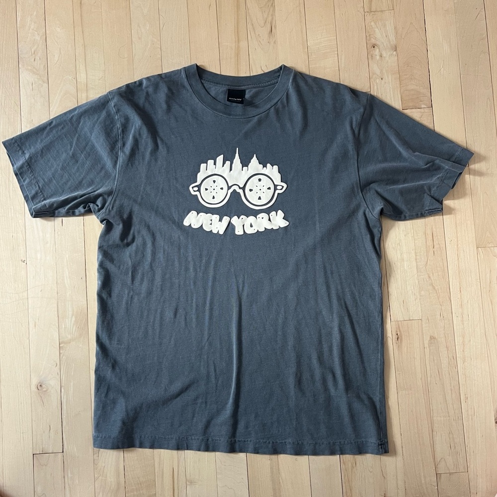 Only Charcoal New York Graphic Tee